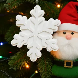 Snowflake "Lumi" Magnet & Ornament | 3D Printable STL File | Christmas & Holiday Decor