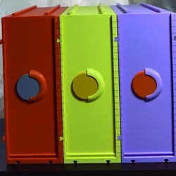 Stackable storage box for filament spools