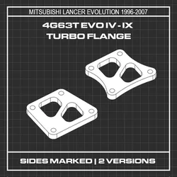 4G63T Mitsubishi Evo Turbo Flange IV - IX
