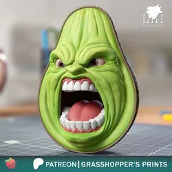 Angry Avocado (Screaming)