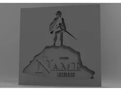 Custom Gamer Nameplate – 3D Printed Wall Sign.