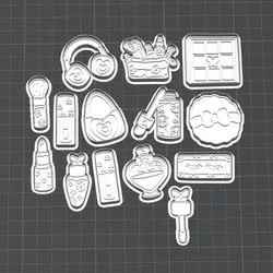 Cute Makeup & Beauty Cookie Cutter Set STL | Lipstick, Perfume, Cosmetics, Chocolate & Accessories | 2 Inch Cutter & Stamp