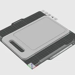 Cutting board, kitchen board