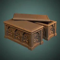 Fantasy sarcophagus