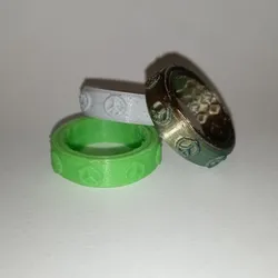 Fidget ring: Peace / Anti-stress ring: Peace ☮ ☮ ☮