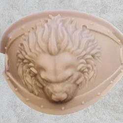 Lion shoulder pads for knights.