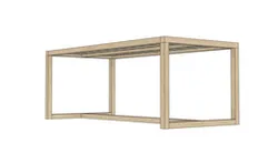 Outdoor dining table