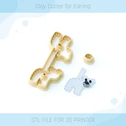 Polar Bear B Keychain Cutter