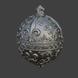 Royal Fleur-de-lis Bauble