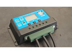 Solar controller cable holder