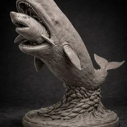 Sperm Whale vs Predator - Epic 3D Print Model