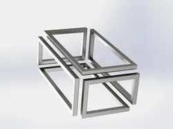 Stainless Steel Coffee Table Design