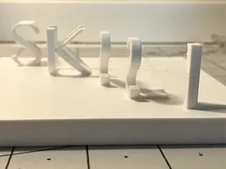 Texto abatible de "problema de habilidad" - Modelo de impresión 3D gratuito