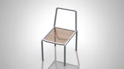 Weaving/Wooven Chair Metal Frame Alumunium