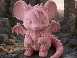 Whisk el Dragón Ratón - Modelo de impresión 3D gratuito