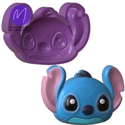 3D Stitch Bath Bomb STL Mold