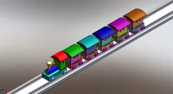 Baby wooden train toys