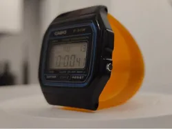 Casio F-91W desk stand