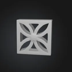 Concrete Flower Block