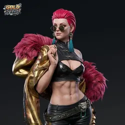 Cyberpunk Poison Ivy, Futuristic Fashion Statue