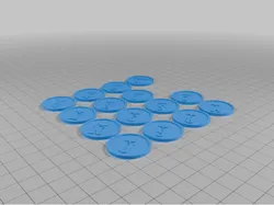 Dead Man's Hand Initiative Tokens