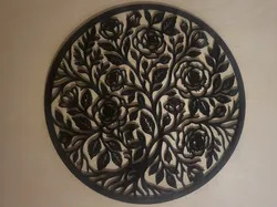 Decoración de Pared Circular de Árbol Floral Arte Botánico Redondo - Modelo de impresión 3D gratuito