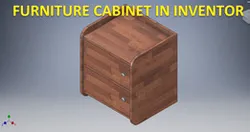 Inventor Tutorial Furniture Cabinet || Furniture Design || Inventor Drawing Practice || 3D Modelling