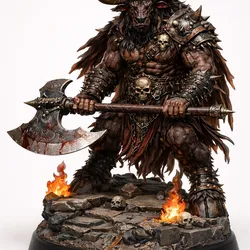 Minotaur Skullbreaker – Brutal Minotaur Boss with Great Axe | DnD 5e Tabletop RPG Miniature