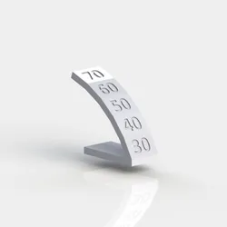 Overhang Test Tower (30* - 70*) – Calibration Model