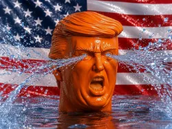 Trump Pelota Antiestrés y Lanzador de Agua (TPU) - Modelo de impresión 3D gratuito