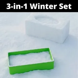 Ultimate Snow IGLOO Builder Kit | 3-in-1 Winter Set