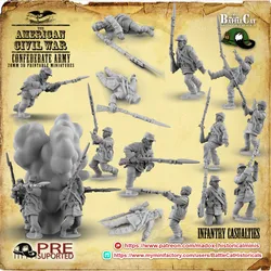 ACW Confederate Infantry Cassualties