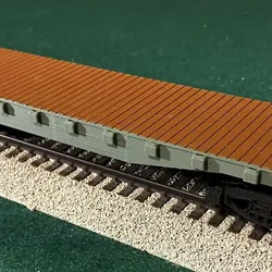 AMERICAN FLYER STYLE FLAT CAR AND DUMMY COUPLER