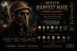 BEAKED HARVEST MASK PREMIUM 3D ACCESSORY