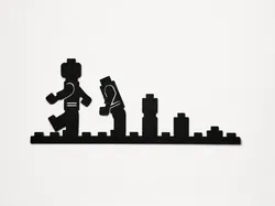 Brick evolution Wall Art  - Free 3D Print Model
