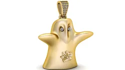 Cute Ghost Halloween Pendant 3D Print Model in Pendants 640101