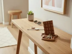 Entryway Key Tray – "Melting Chocolate" - Free 3D Print Model