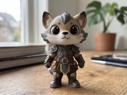 Fantasy Fox Adventurer - Free 3D Print Model