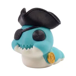 FlexiSlugs Pirate Ghost - Flexi Articulated Chibi Slug STL
