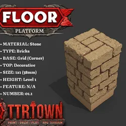 Floor - Stone Bricks - Level01 - 1x1 - Top (DECORATIVE) - Base (CORNER) - 01.1