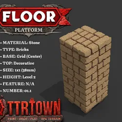 Floor - Stone Bricks - Level02 - 1x1 - Top (DECORATIVE) - Base (CENTER) - 01.1