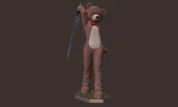 Fluffy Bear Suit Stellar Blade based for 3D printing 3D Print Model in Woman 640346