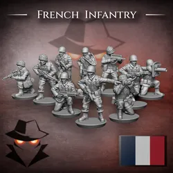 French Infantry (Early and Late Cold War)