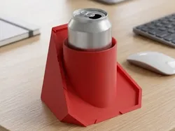 GeoHold - Modern Geometric Can Holder - Free 3D Print Model