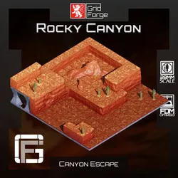 GridForge Set 2604 - Rocky Canyon