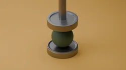 Hydraulic Press Squishing Soft Rubber Ball