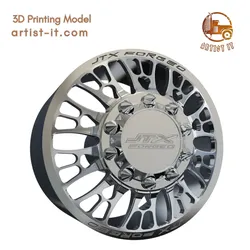 JTX FRONT MYRIAD DUALLY WHEEL 3D Print Model in Automotive 641129