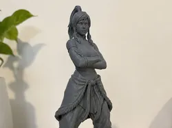 korra fen art statue - Free 3D Print Model
