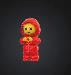 Lego-Puffer Love – Heart Hands Vinyl Toy Mini (Printable)