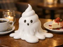 melting ice cream ornament - Free 3D Print Model